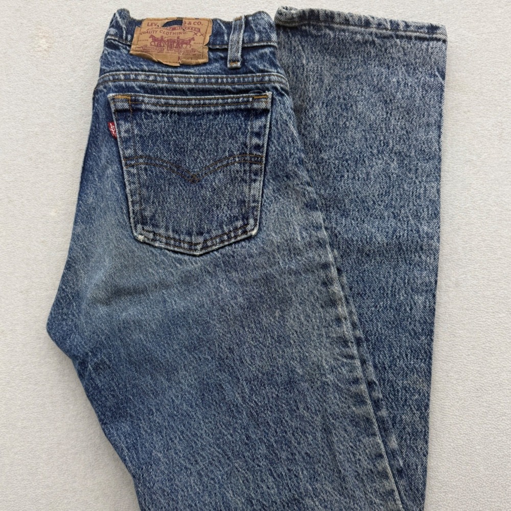 1989 Levis 505XX Jeans Mens 30x32 Blue Acid Wash Vintage Made USA Straight 80's